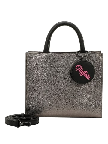 Buffalo Henkeltasche Big Boxy Glitter in Dark Grey