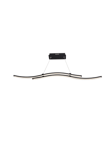 näve LED Pendelleuchte "ONDA" in schwarz - (L)96 cm x (B)8.5 cm x (H)110 cm - EEK D