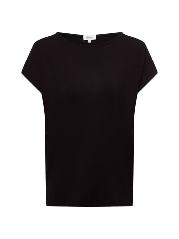 s.Oliver T-Shirt in schwarz