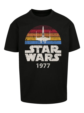 F4NT4STIC Oversize T-Shirt Star Wars X-Wing Trip 1977 T in schwarz