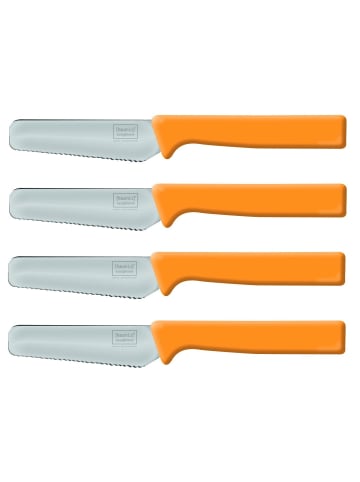 homiez 4er-Set: Brotmesser in orange