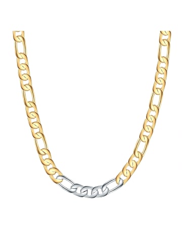 Lulu & Jane Kette bi-Color in gelbgold