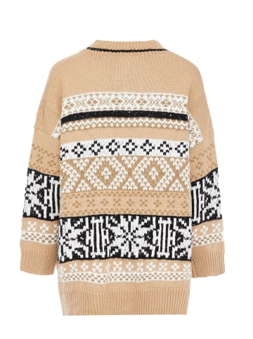 Jalene Damen Strickjacke in Beige
