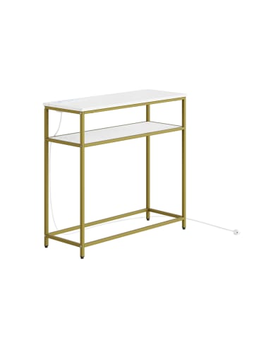 SoBuy Konsole in Gold - (W) 30 x (H) 75 x (L) 80 cm