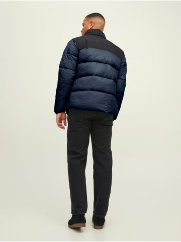 Jack & Jones Jacke 'JJCHILI PUFFER COLLAR' in dunkelblau