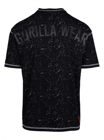 Gorilla Wear T-Shirt in Übergröße - Saginaw - Schwarz gewaschen