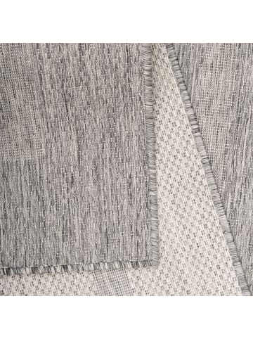 KADIMA DESIGN Teppich Outdoor Waschbar Einfarbig ALSTER Strapazierfähig OEKO-TEX in Grau