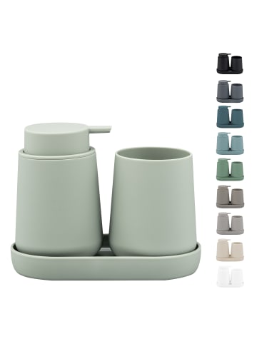eluno Bad-Accessoires Set TESERO 3tlg. ca. 8,5 x 12 x 9 cm (B/H/T)