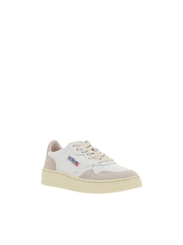 AUTRY Weiß Leder Niedrig Top Sneaker