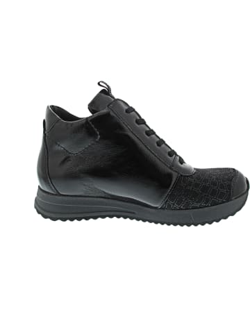 WALDLÄUFER H-Vicky Schnürstiefelette Schwarz