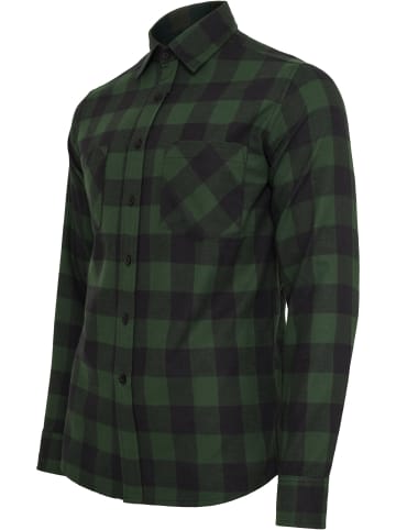 Urban Classics Flanell-Hemden in blk/forest