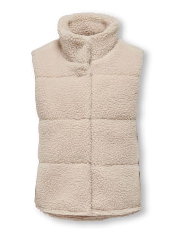 KIDS ONLY Outdoor-Weste KOGSANDRA TEDDY WAISTCOAT in pumice stone