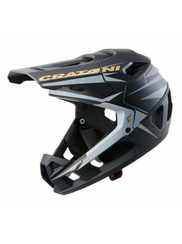 Cratoni Fullface - Helm Interceptor 2.0 in schwarz/gold matt