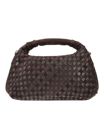 Taschen DANDY BRAIDED NUBUCK Chocolate