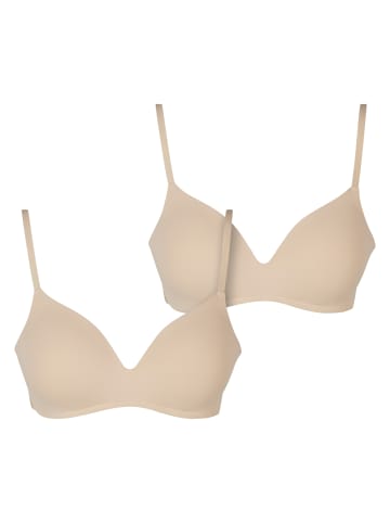 Urban Classics Padded Bras in nude+nude