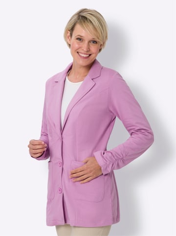 Sieh an! Sweatblazer in orchidee
