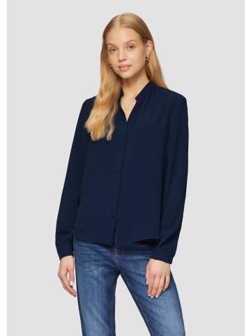 QS Bluse langarm in Blau