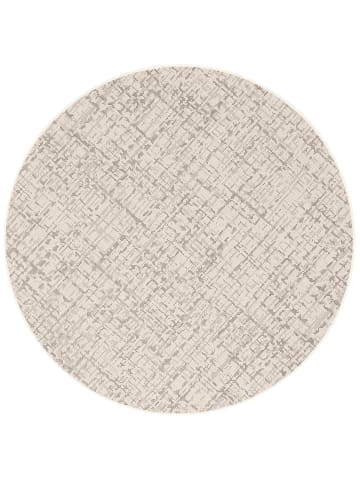 Snapstyle In- & Outdoor Teppich Oslo Trend Rund in creme