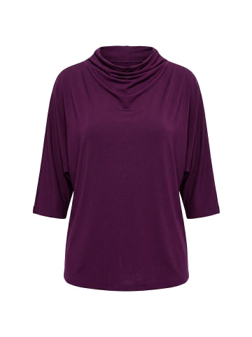 Ulla Popken Shirt in dunkle pflaume