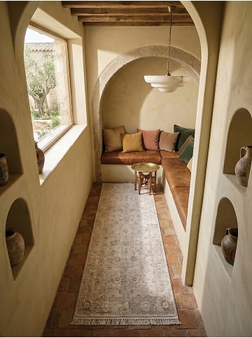 KADIMA DESIGN Teppichläufer Orientalisch pflegeleicht Wohnzimmer Schlafzimmer Flur in Beige