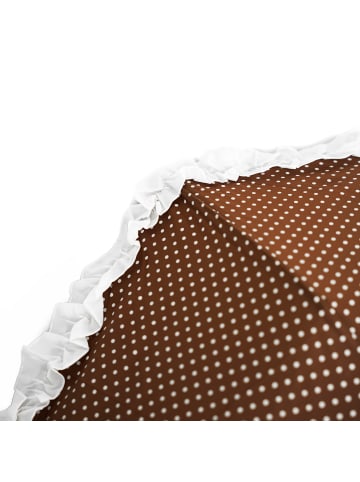 COFI 1453 Eleganter Teleskop-Taschenschirm mit Schutzhülle Stilvoll & Praktisch in Braun