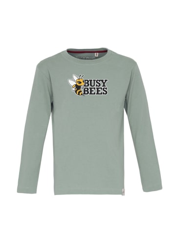 Band of Rascals Longsleeve " Busy Bees Raglan " in moos