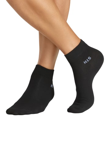 H.I.S Kurzsocken in 10x schwarz