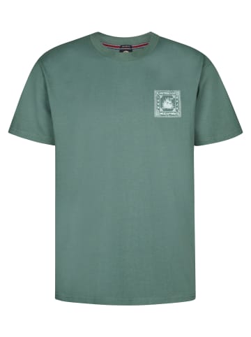 Petrol Industries T-Shirt mit Rückenprint Calor in Grün