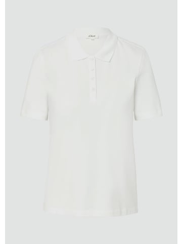 s.Oliver Polo-Shirt in 0100_weiß