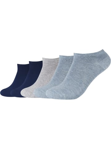 s.Oliver Baumwolle Sneaker-Socken 5 Paar in jeans/grau/marine