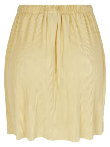 Urban Classics Urban Classics Damen Ladies Plisse Mini Skirt in softyellow