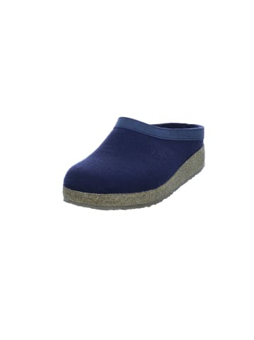 HAFLINGER Pantoffeln Grizzl Torben in Mittelblau