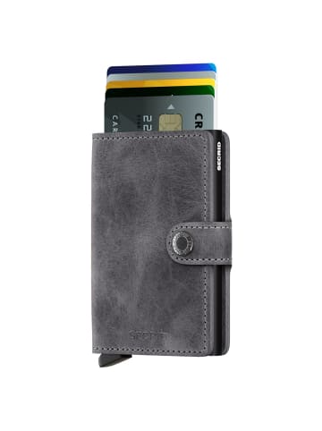 Secrid Vintage Miniwallet - Geldbörse RFID 6.5 cm in grey-black