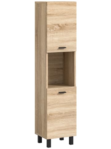xonox.home Badschrank in Eiche Sonoma Nachbildung - (B) 30 x (H) 125 x (T) 29