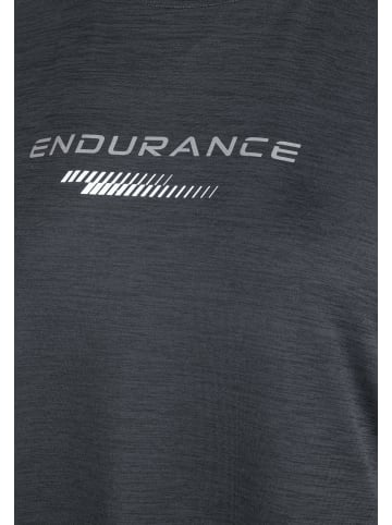 Endurance Funktionsshirt WANGE MELANGE in 1001A Black