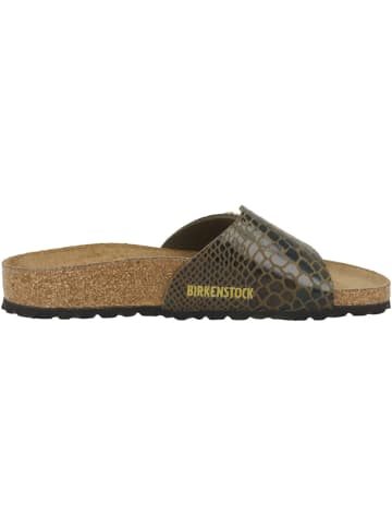 Birkenstock Sandale Catalina Cushion Buckle Synthetik schmal in braun