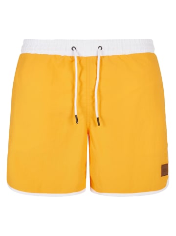 Urban Classics Urban Classics Badeshorts in white/magicmango