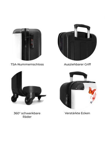 NoBoringSuitCases Suitcase, Handgepäck, Koffer, Trolley, Reisekoffer Schmetterlingsdesign