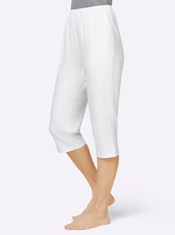 WITT WEIDEN Capri-Hosen in weiß + zitrone