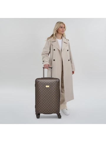 Lazarotti Palermo 4 Rollen Trolley M 66 cm in dark brown 1