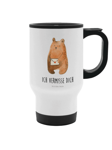 Mr. & Mrs. Panda thermosbecher Bär Vermissen mit Spruch in Weiß