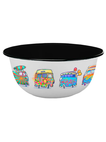 Geda Labels Müslischale VW Sketch Emaille-Optik 600ml in Weiß - 600ml