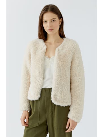 Oui Strickjacke in whitecap gray