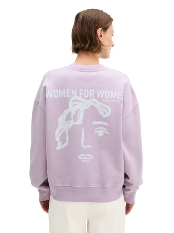 Marc O'Polo Woman's Day T-Sweatshirt loose in Dusty Lavender