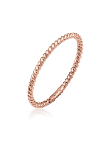 Elli Ring 750 Rosegold Twisted in Rosegold