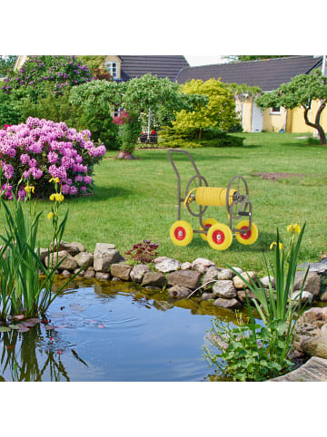 relaxdays Schlauchwagen in Braun