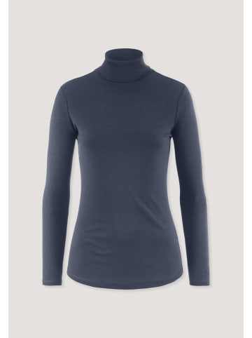 Hessnatur Softrib Longsleeve in graphitblau