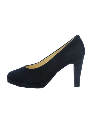 Gabor Plateau Pumps in Schwarz