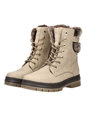 Tom Tailor Stiefelette in Cream