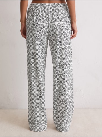 Marc O'Polo Pyjamahose Mix N Match Cotton Jersey in white cotton print